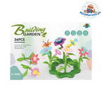 36PCS DIY Flower Garden Building Blocks Set – Educational Floral Arrangement Toy for Kids