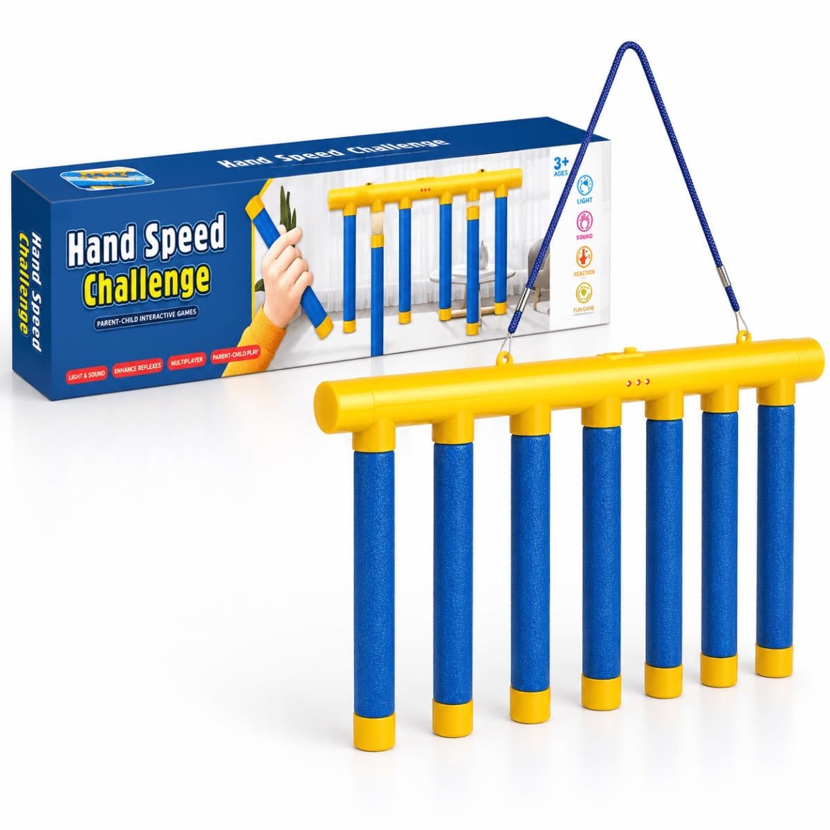 Fast Reflex Stick Drop Challenge Game – Hand Speed & Reaction Training Toy
