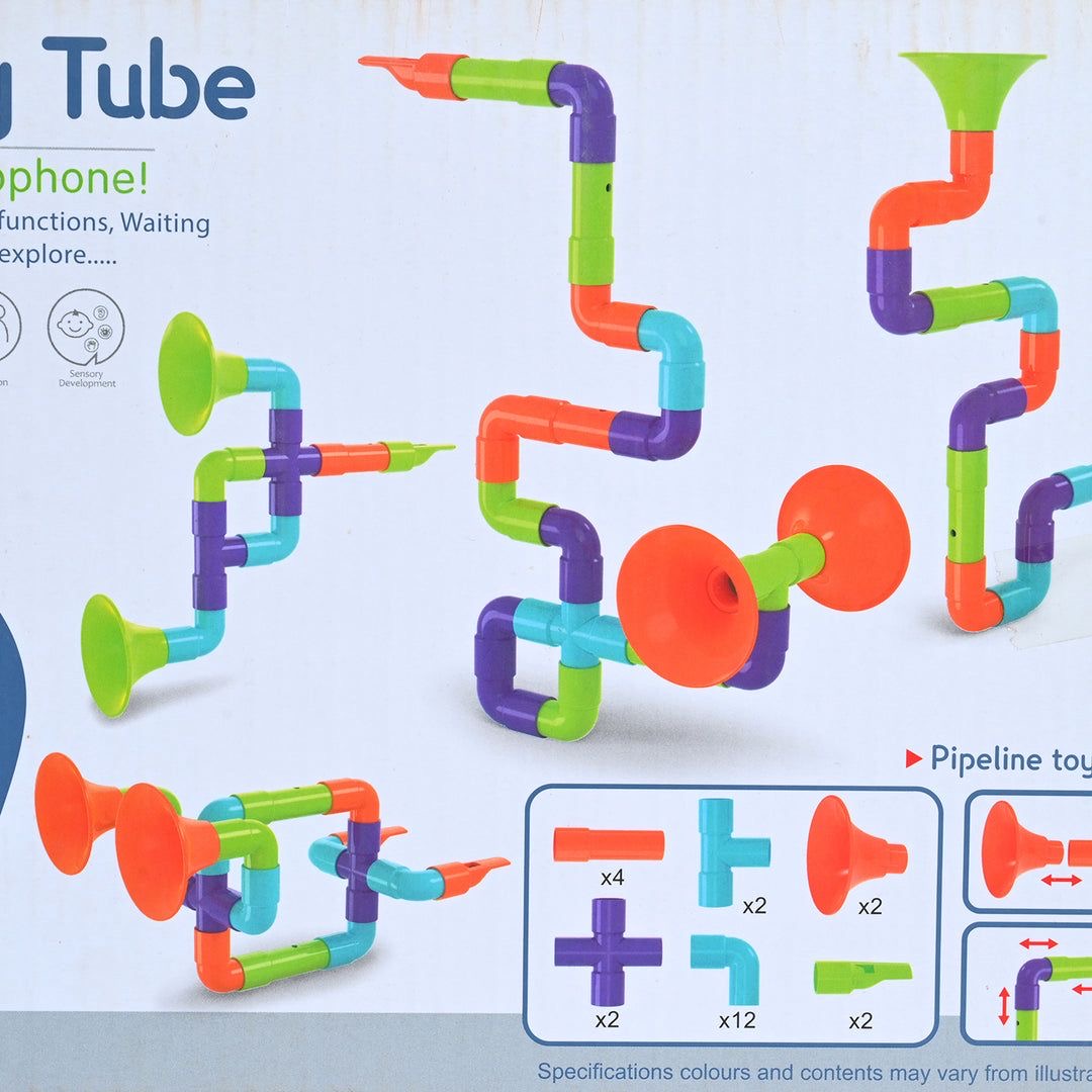 Funny Tube DIY Saxophone – Creative Musical Building Toy for Kids