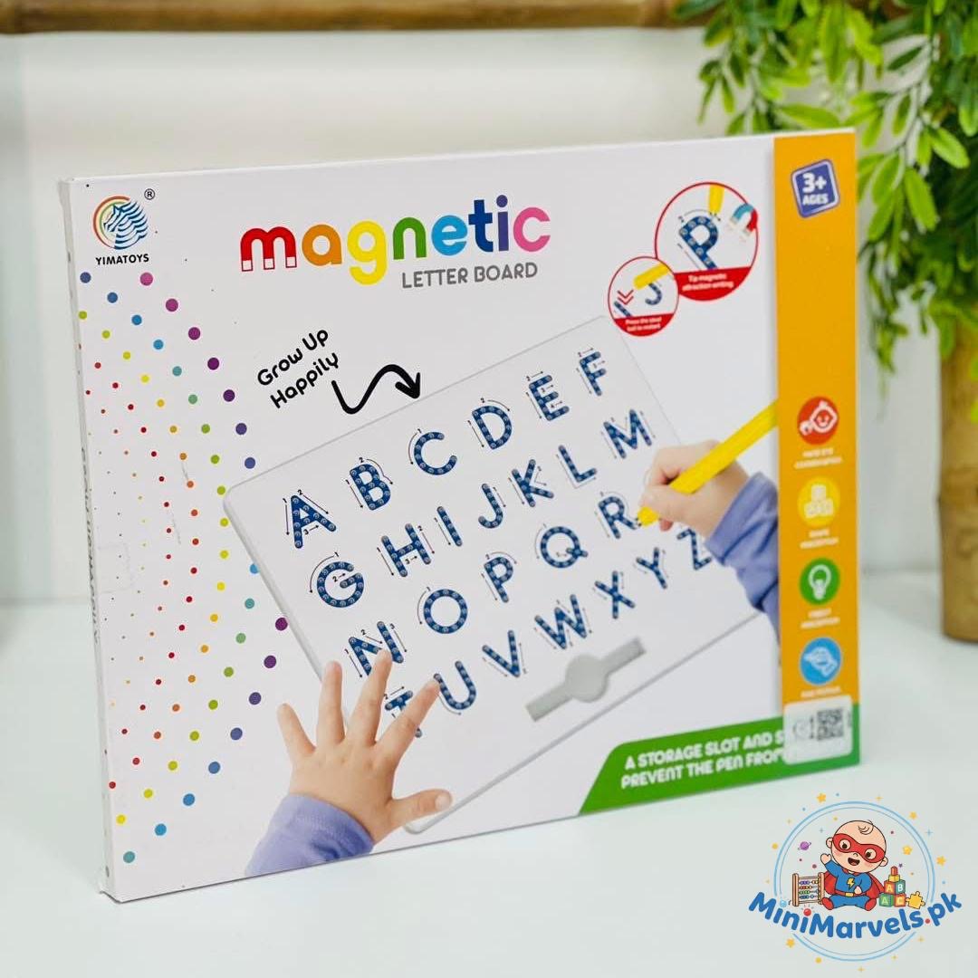 Magnetic Alphabet Tracing Board – Capital Letters