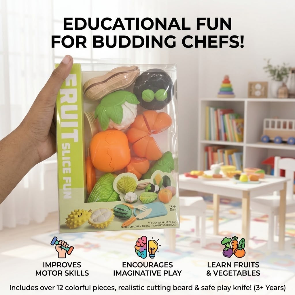 Fruit Slice Fun - Educational Fun Play Set