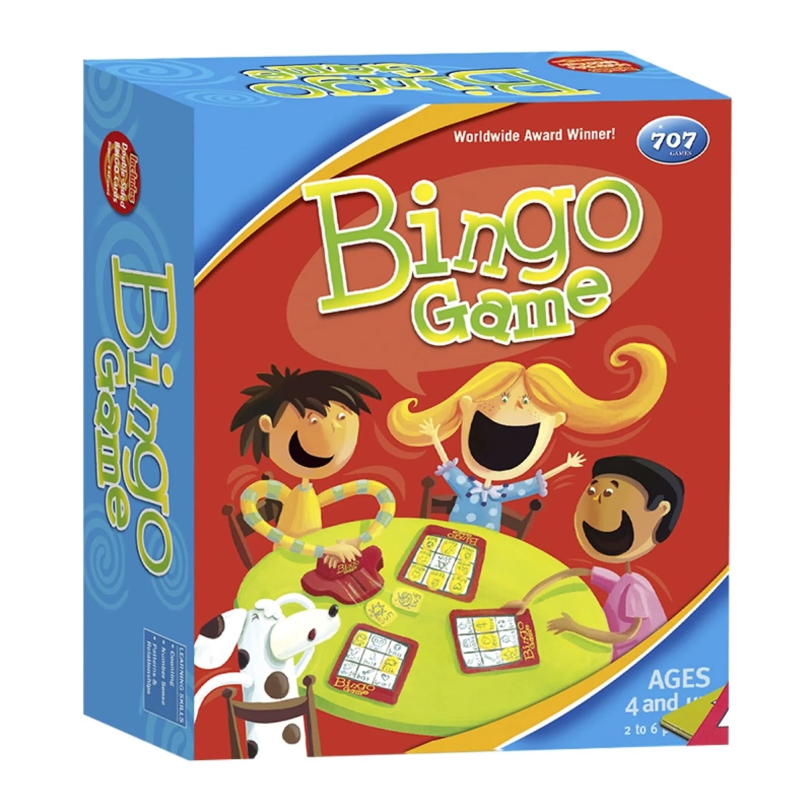 Educational Bingo Board Game for Kids & Toddlers – Double-Sided Cards Learning Game