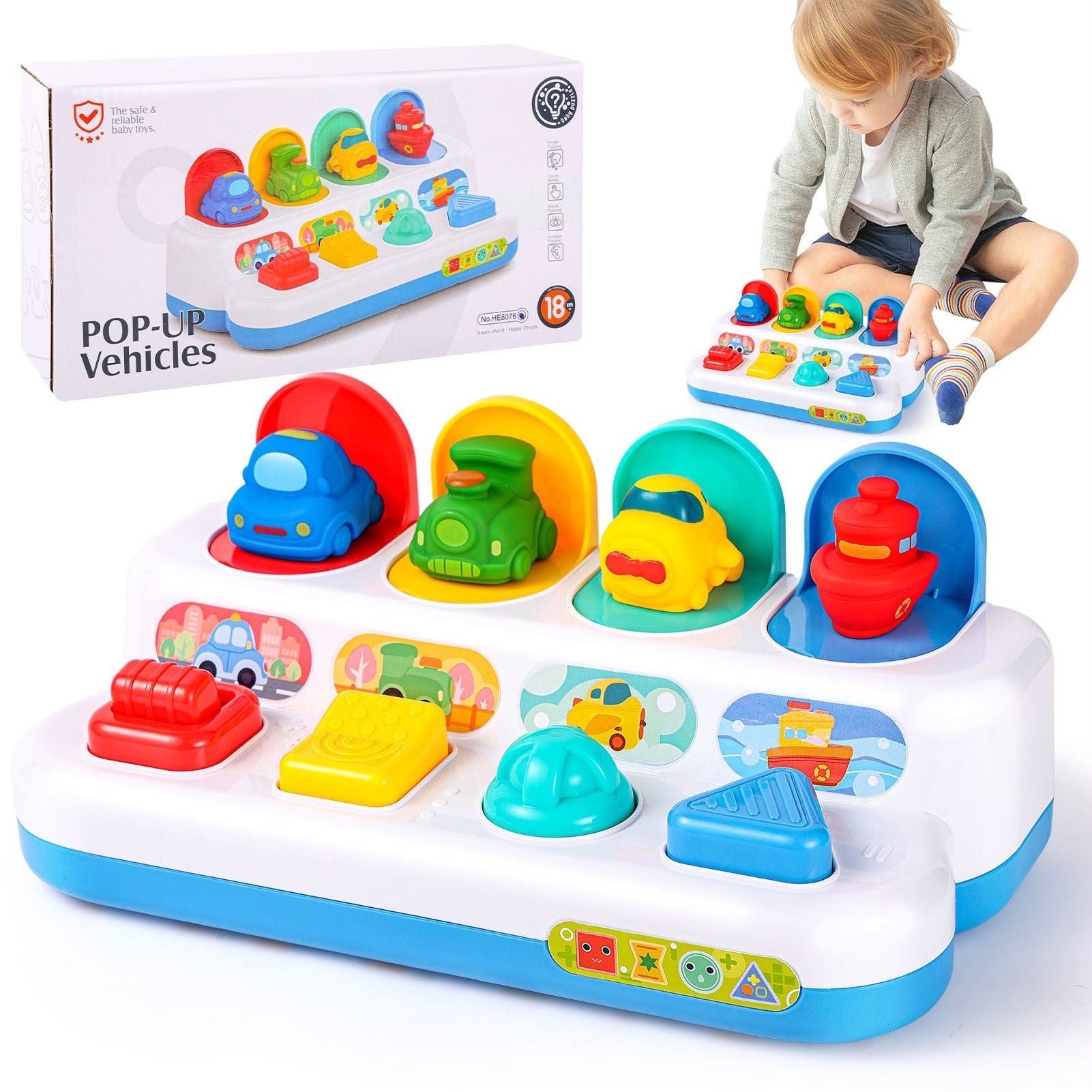 Pop-up Peekaboo Toy – Vehicles