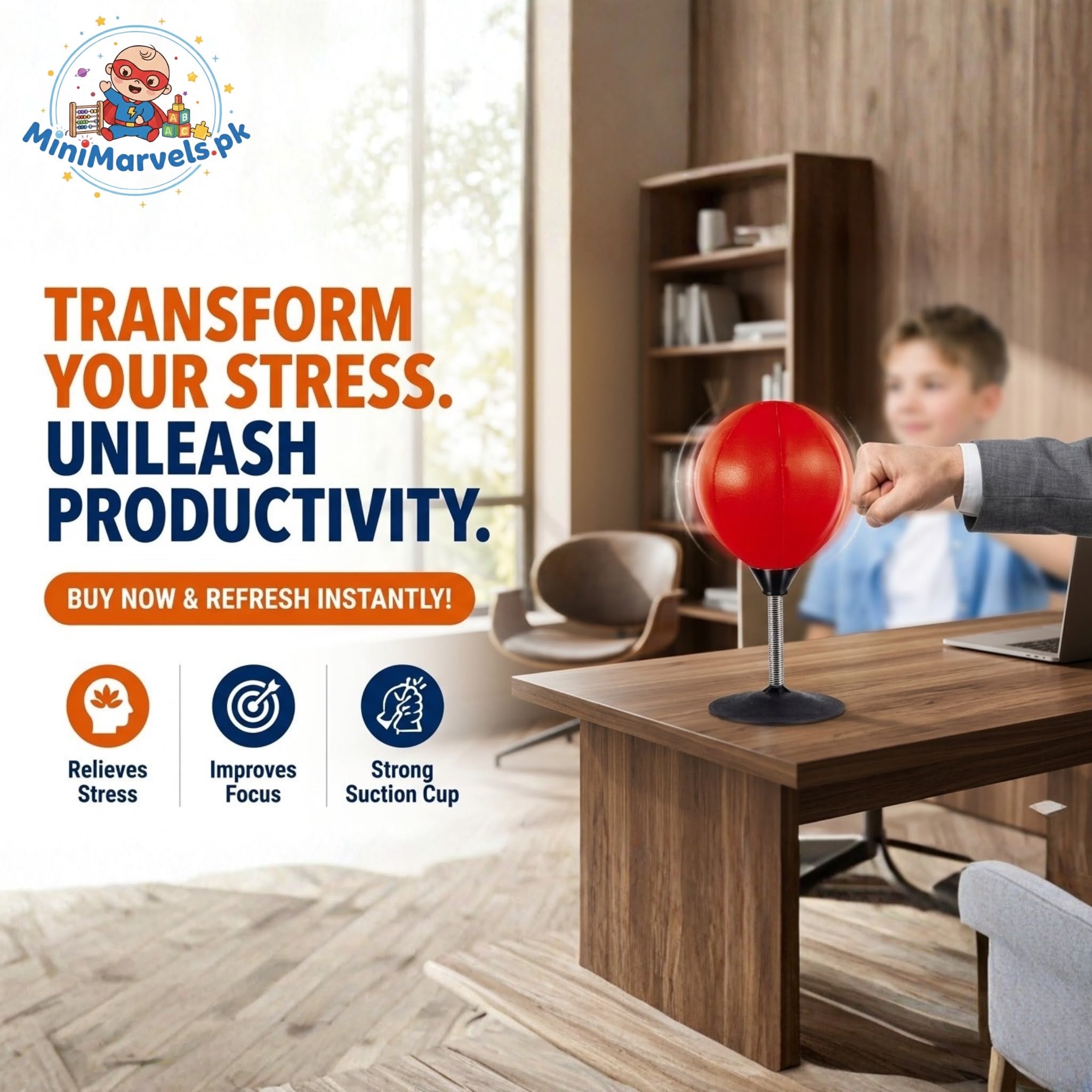 Desktop Punching Stress Relief Bag
