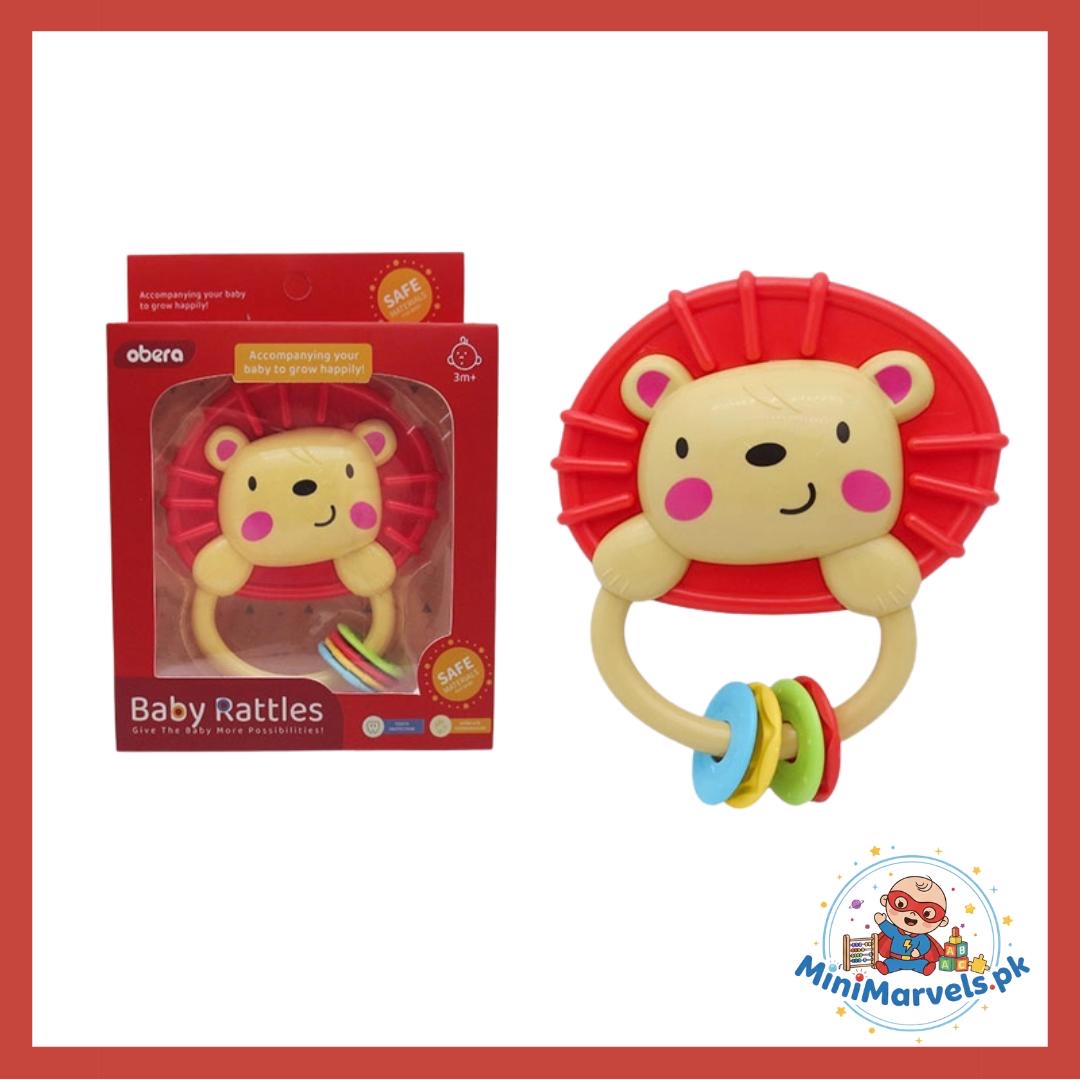 Lion Shaped Baby Rattle
