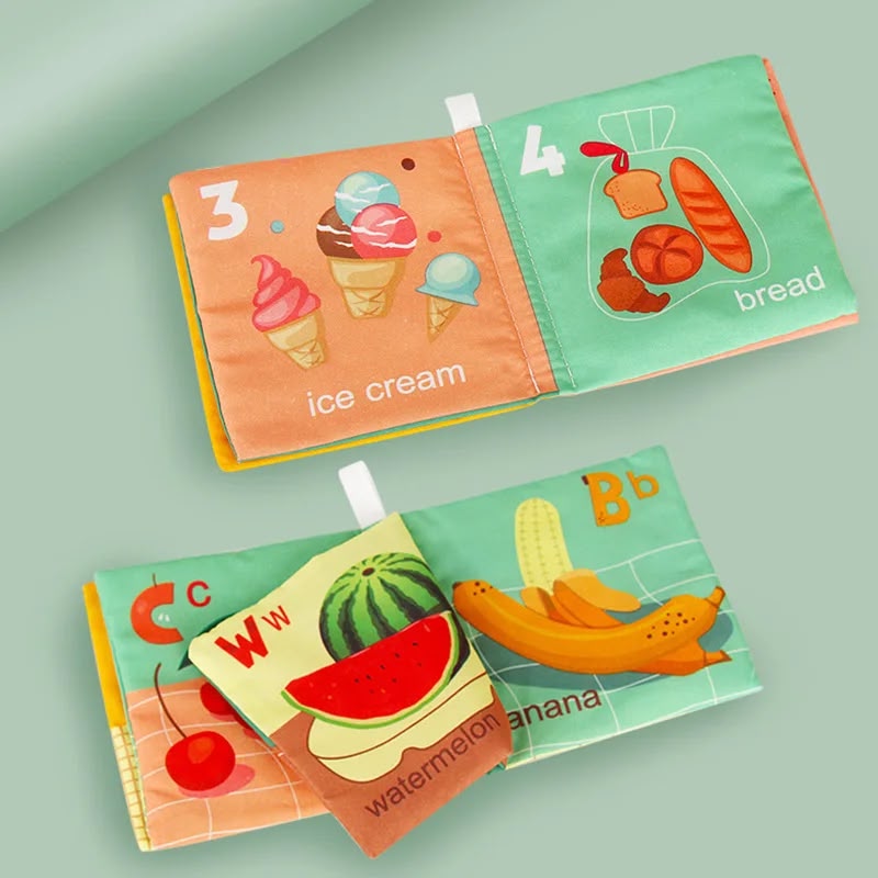 Fabric Cloth Books for Babies (Set of 6)