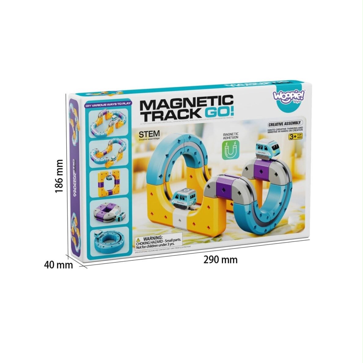 Magnetic Track Go! Gravity-Defying Electric Train Set
