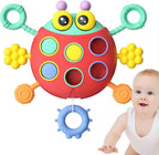 Ladybug Pull String Sensory Activity Play Toy
