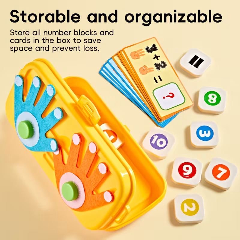 Arithmetic Finger Counting Blocks For Kids