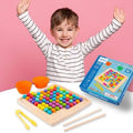 Wooden Rolling Chopsticks Bead Ball Activity