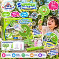 Summer Bubble Game – Kids Bubble Racket Set with Bubble Stick & Solution | Outdoor Fun Toy