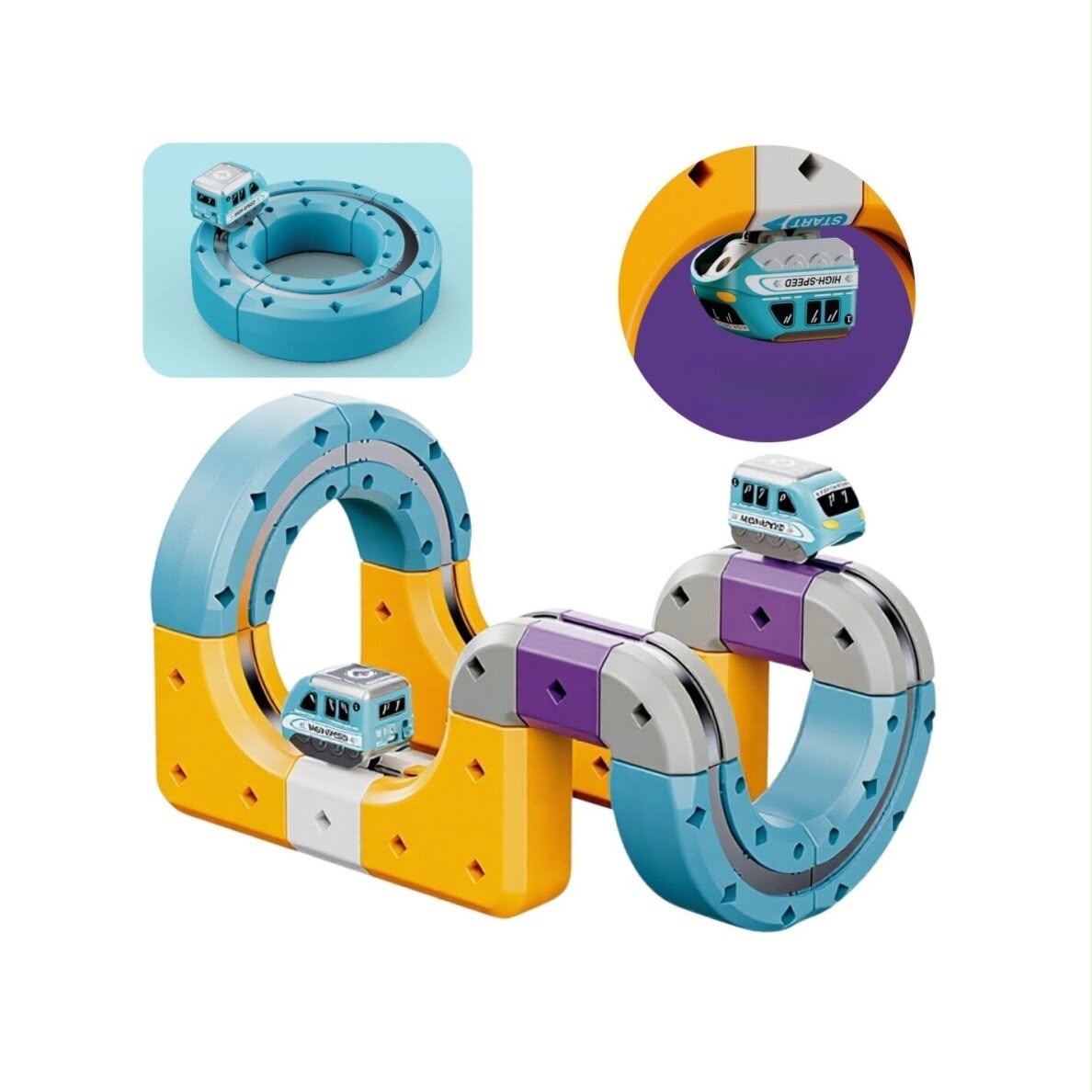 Magnetic Track Go! Gravity-Defying Electric Train Set
