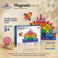 Magnetic Tiles Deluxe Set - Premium STEM Building Toy