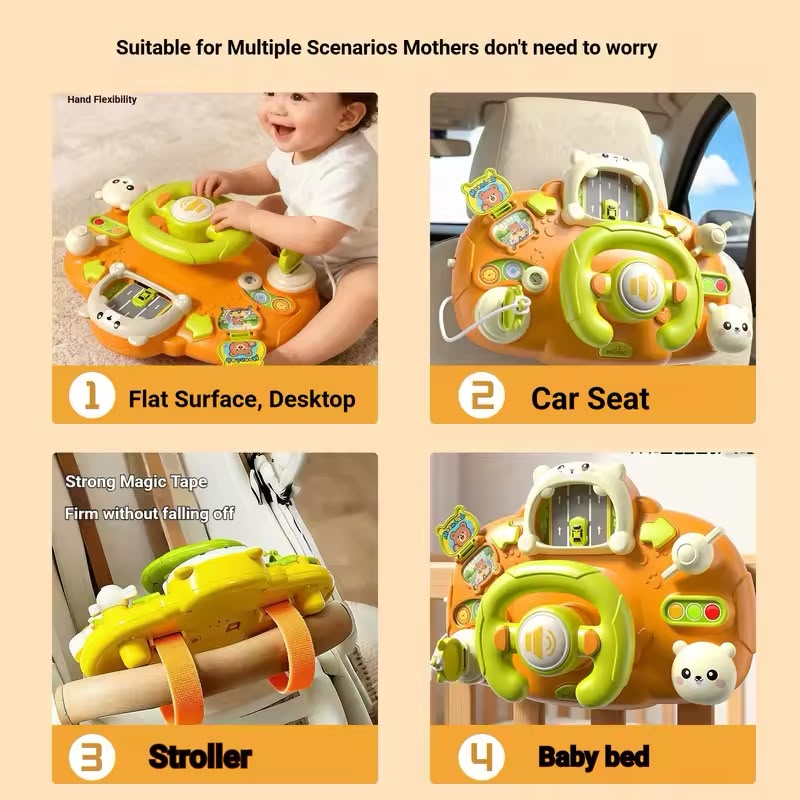 My Little Driver Interactive Baby Steering Wheel Toy