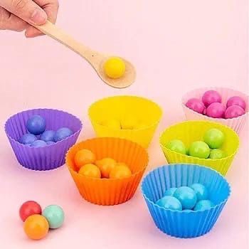 Wooden Rolling Chopsticks Bead Ball Activity