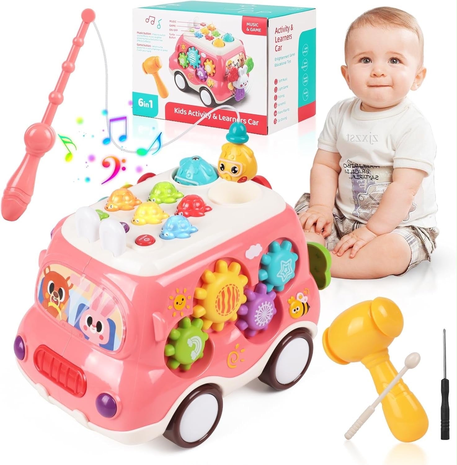 6in1 Activity & Learners Car