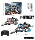 Jet Fighter Remote Control Drone with 360° Roll & Camouflage Design