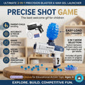 Precise Shot 2-in-1 Gel Blaster & Foam Dart Action Toy for Kids