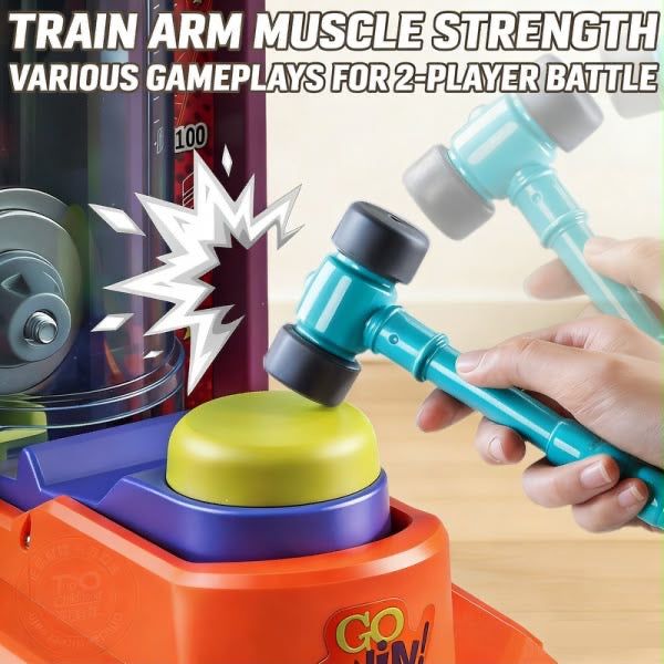 Boom Strike Real Action Hammer Game Set with Lights and Sound
