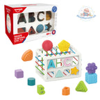 Sensory Shape Sorter Cube – Montessori Educational Toy for Toddlers