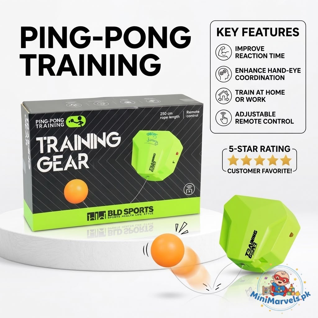Sports Indoor Ping Pong Training Gear Set