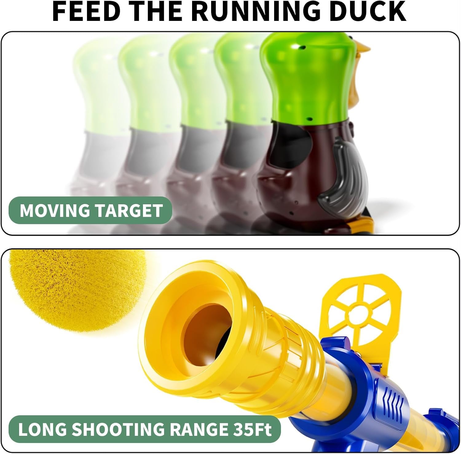 Duck Run Moving Target Game for Kids