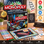 Elite Monopoly 2-in-1 Board Game & Ludo | Family Strategy Game