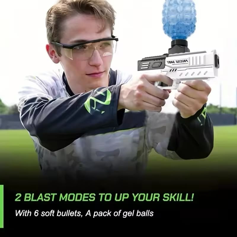 Precise Shot 2-in-1 Gel Blaster & Foam Dart Action Toy for Kids