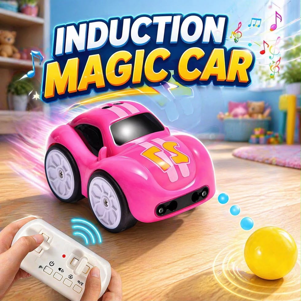 Remote & Induction Car – RC Racing Toy for Kids