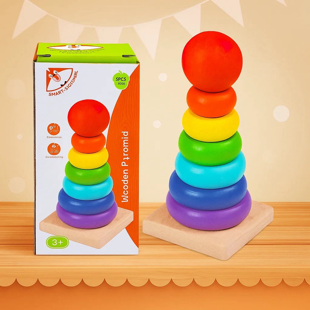 Wooden Pyramid Ring Tower