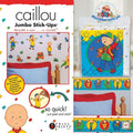 Caillou Jumbo Stick Ups - Decorate a room in minutes