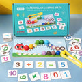 Caterpillar Learns math bead set Concentration training Early education children's toy