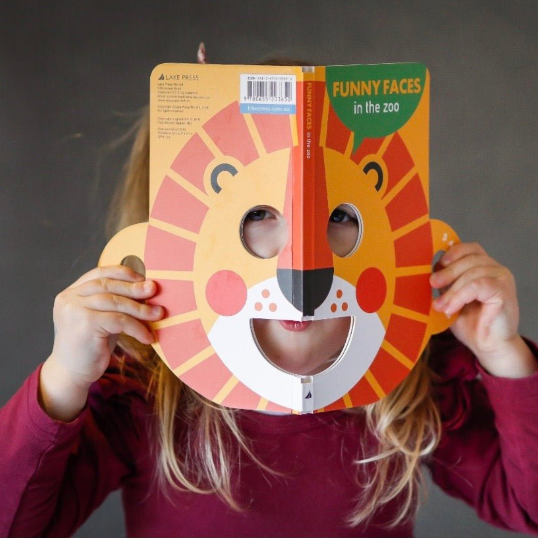 FUNNY FACES in the zoo - Mask Book