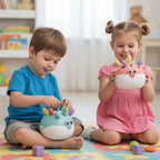 Pufferfish Building Toy for Kids – Fine Motor Skills & Color Matching Educational Montessori Toy