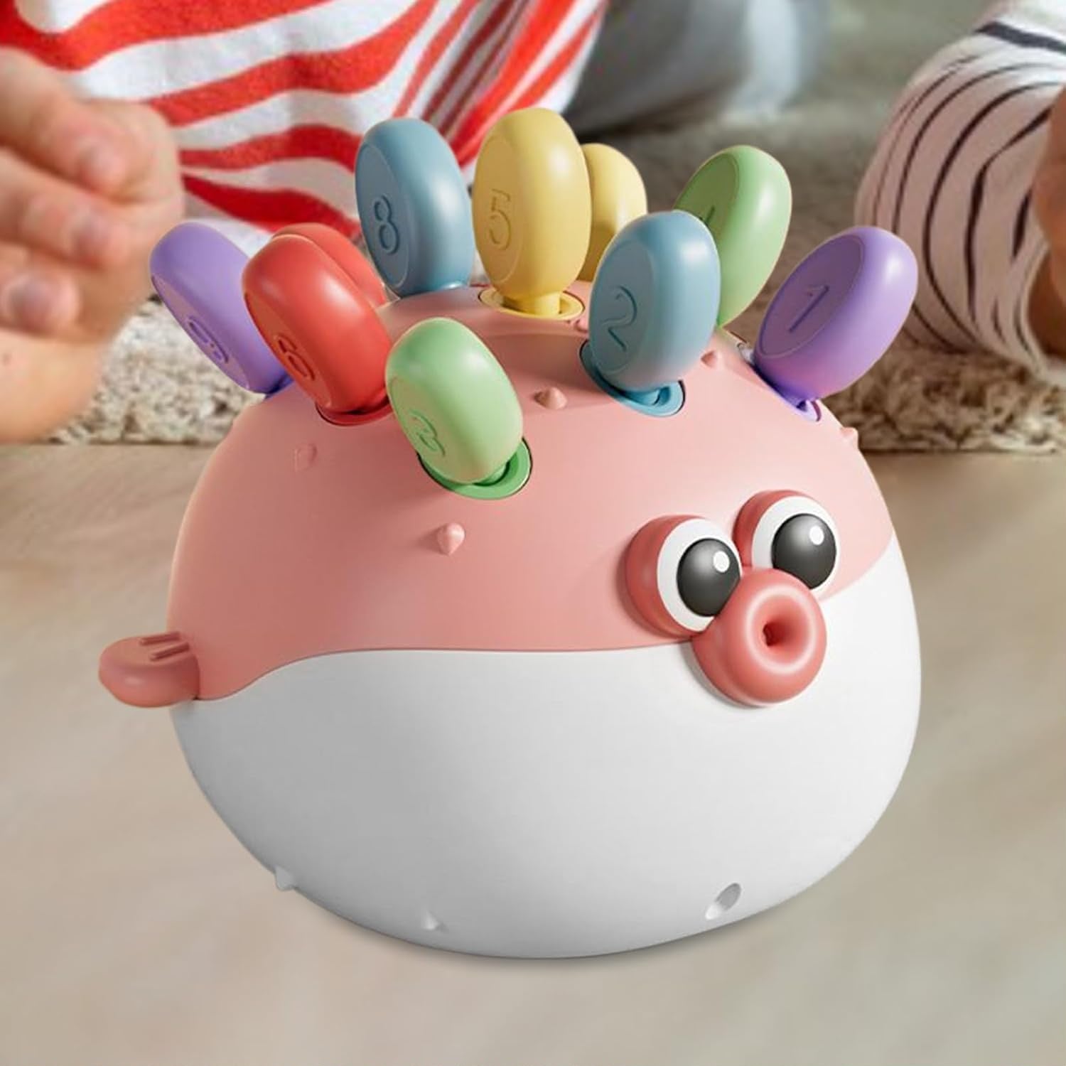 Pufferfish Building Toy for Kids – Fine Motor Skills & Color Matching Educational Montessori Toy