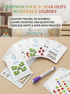 Write & Wipe Alphabet & Numbers Activity Card Set – 2 Pack