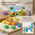 A-Z Alphabet & Number Counting Matching Dinosaurs.