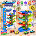 DIY Gliding Rail Car Track Set for Kids | Educational Racing Toy 3+