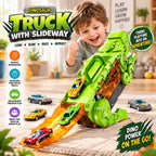 Dinosaur Devours Truck | 2-in-1 Transforming Toy Car Carrier