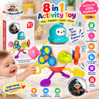 8-in-1 Activity Toy for Toddlers – Interactive Educational Sensory Learning Toy