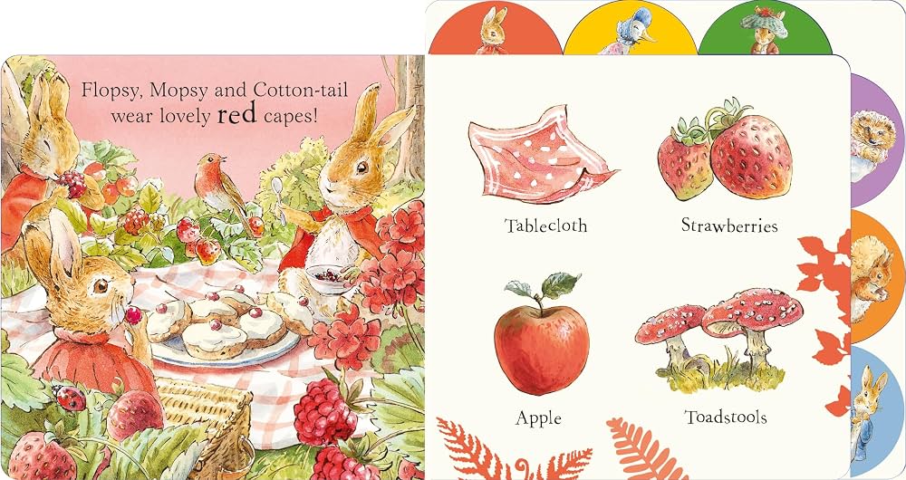 Peter Rabbit: First Colours: Tabbed Board Book
