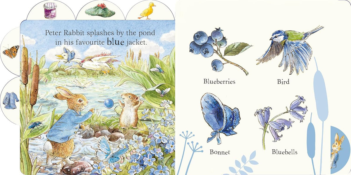 Peter Rabbit: First Colours: Tabbed Board Book