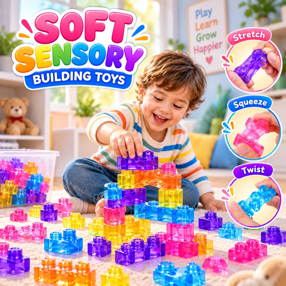 Jelly Gummy Blocks - 40 Pcs