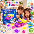 Jelly Gummy Blocks - 40 Pcs
