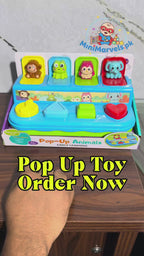 Pop-Up Animals Early Learning Toy – Interactive Educational Toy for Toddlers