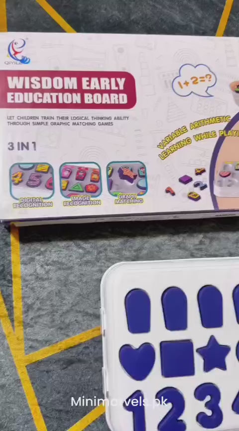 Wisdom Early Education Board 3-in-1