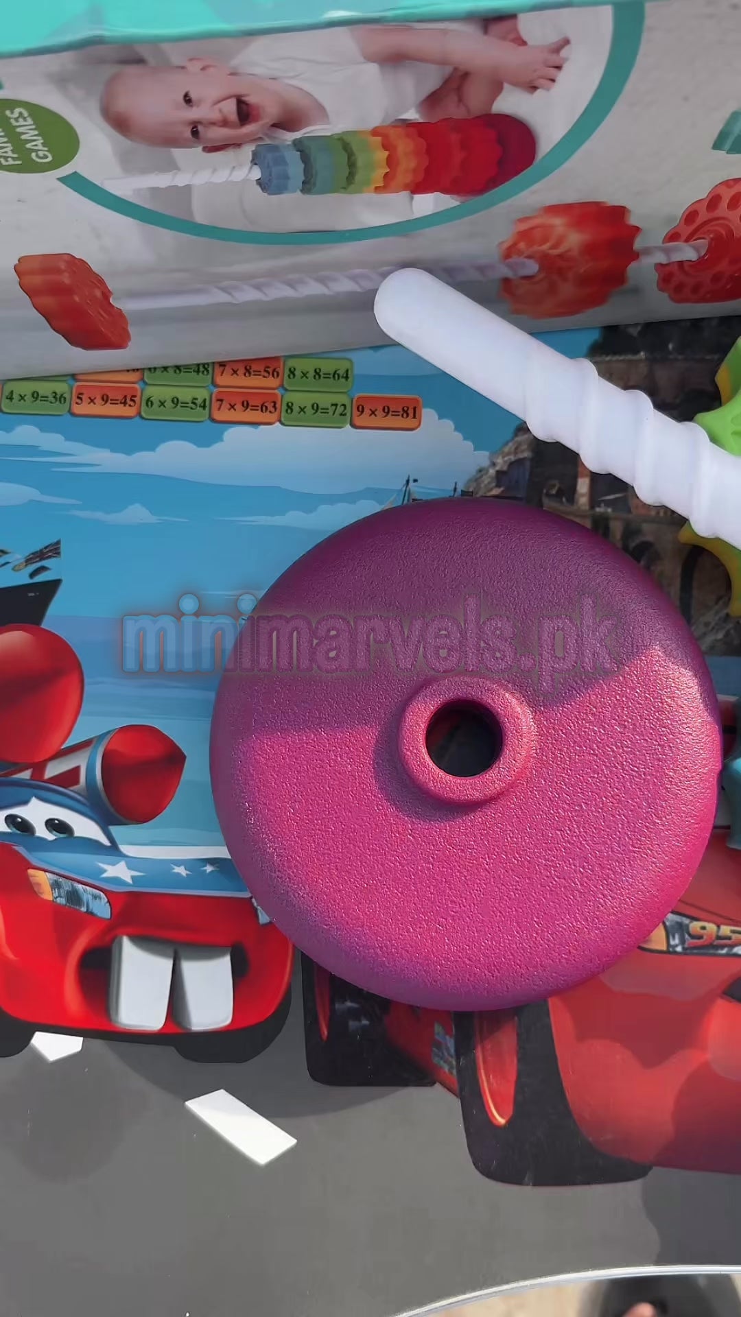 Rainbow Stack & Spin Toy