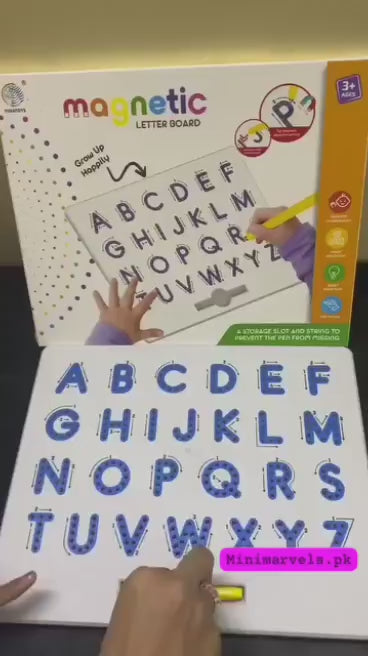 Magnetic Alphabet Tracing Board – Capital Letters