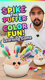 Pufferfish Building Toy for Kids – Fine Motor Skills & Color Matching Educational Montessori Toy