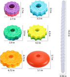 Rainbow Stack & Spin Toy
